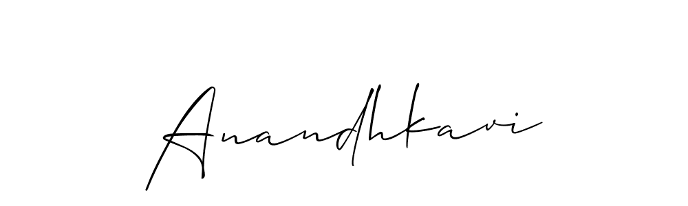 It looks lik you need a new signature style for name Anandhkavi. Design unique handwritten (Allison_Script) signature with our free signature maker in just a few clicks. Anandhkavi signature style 2 images and pictures png