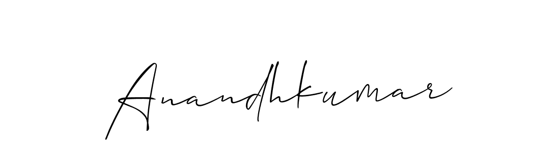 Make a beautiful signature design for name Anandhkumar. Use this online signature maker to create a handwritten signature for free. Anandhkumar signature style 2 images and pictures png
