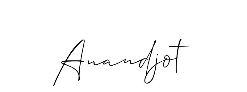 Allison_Script is a professional signature style that is perfect for those who want to add a touch of class to their signature. It is also a great choice for those who want to make their signature more unique. Get Anandjot name to fancy signature for free. Anandjot signature style 2 images and pictures png