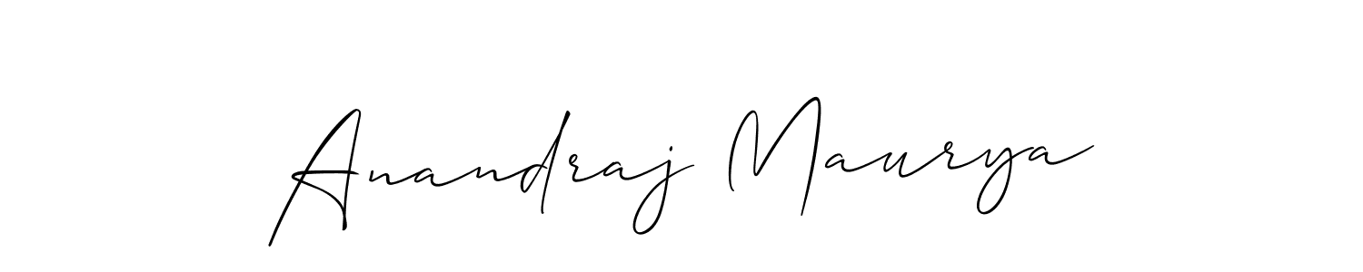 Once you've used our free online signature maker to create your best signature Allison_Script style, it's time to enjoy all of the benefits that Anandraj Maurya name signing documents. Anandraj Maurya signature style 2 images and pictures png