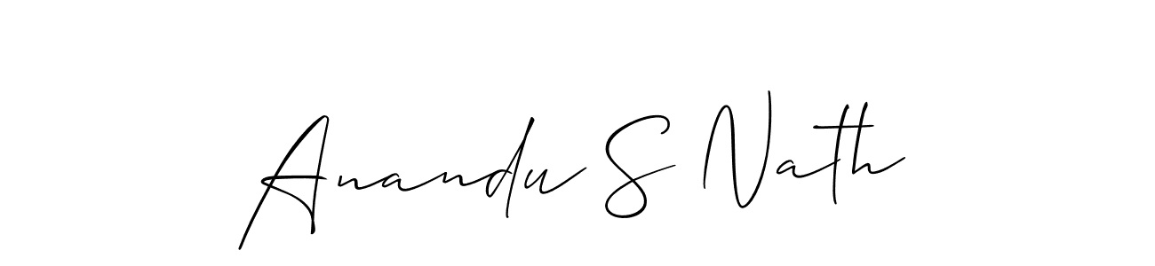 This is the best signature style for the Anandu S Nath name. Also you like these signature font (Allison_Script). Mix name signature. Anandu S Nath signature style 2 images and pictures png