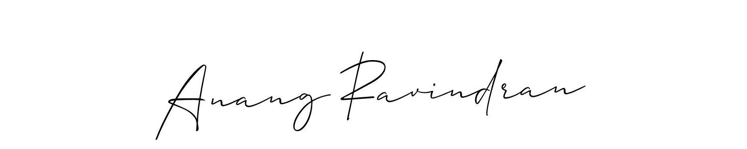 Make a beautiful signature design for name Anang Ravindran. Use this online signature maker to create a handwritten signature for free. Anang Ravindran signature style 2 images and pictures png