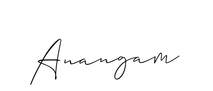 Here are the top 10 professional signature styles for the name Anangam. These are the best autograph styles you can use for your name. Anangam signature style 2 images and pictures png