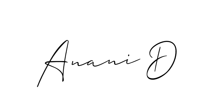 Best and Professional Signature Style for Anani D. Allison_Script Best Signature Style Collection. Anani D signature style 2 images and pictures png