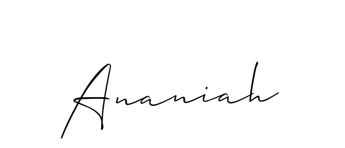 It looks lik you need a new signature style for name Ananiah. Design unique handwritten (Allison_Script) signature with our free signature maker in just a few clicks. Ananiah signature style 2 images and pictures png