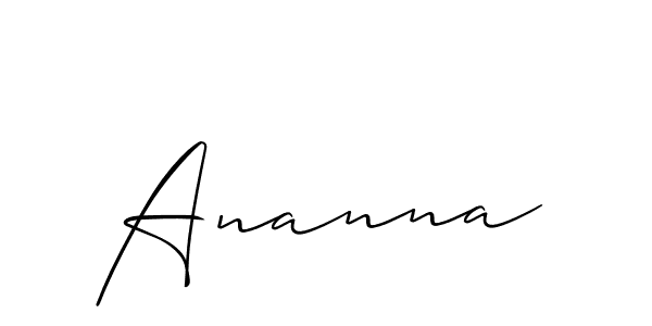 if you are searching for the best signature style for your name Ananna. so please give up your signature search. here we have designed multiple signature styles  using Allison_Script. Ananna signature style 2 images and pictures png