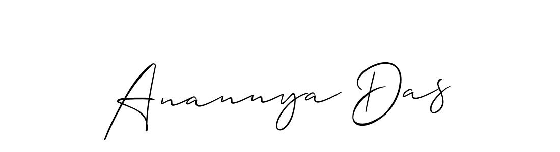 Make a beautiful signature design for name Anannya Das. With this signature (Allison_Script) style, you can create a handwritten signature for free. Anannya Das signature style 2 images and pictures png