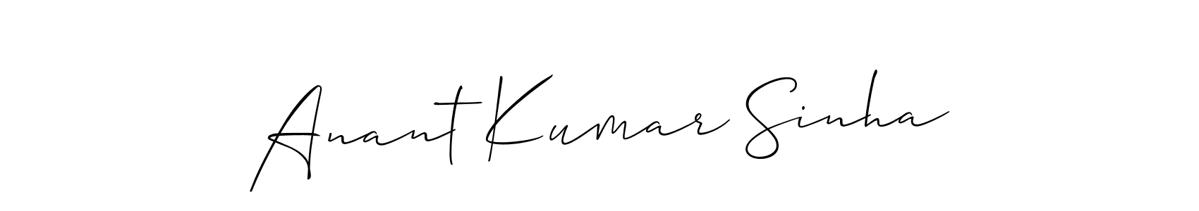 Check out images of Autograph of Anant Kumar Sinha name. Actor Anant Kumar Sinha Signature Style. Allison_Script is a professional sign style online. Anant Kumar Sinha signature style 2 images and pictures png