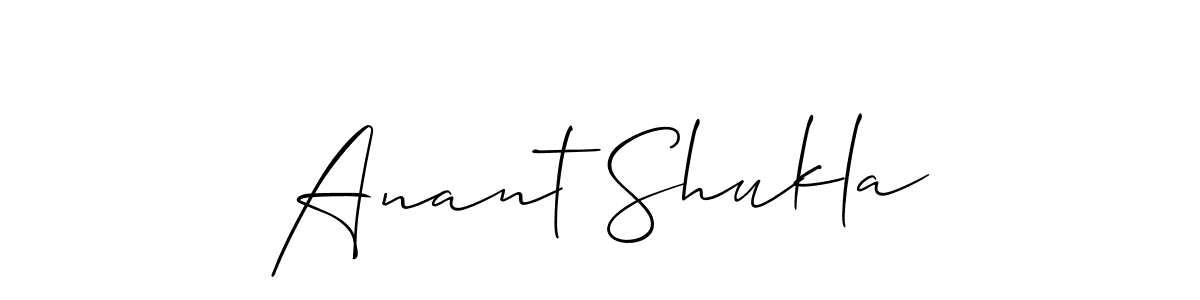 How to Draw Anant Shukla signature style? Allison_Script is a latest design signature styles for name Anant Shukla. Anant Shukla signature style 2 images and pictures png
