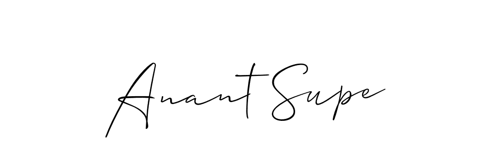 Make a beautiful signature design for name Anant Supe. Use this online signature maker to create a handwritten signature for free. Anant Supe signature style 2 images and pictures png