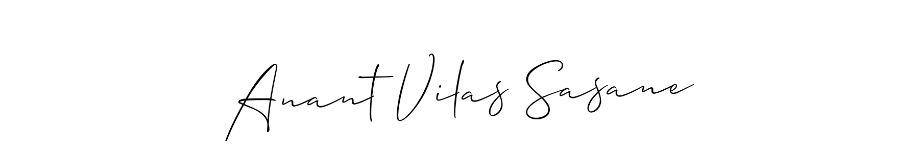 Best and Professional Signature Style for Anant Vilas Sasane. Allison_Script Best Signature Style Collection. Anant Vilas Sasane signature style 2 images and pictures png