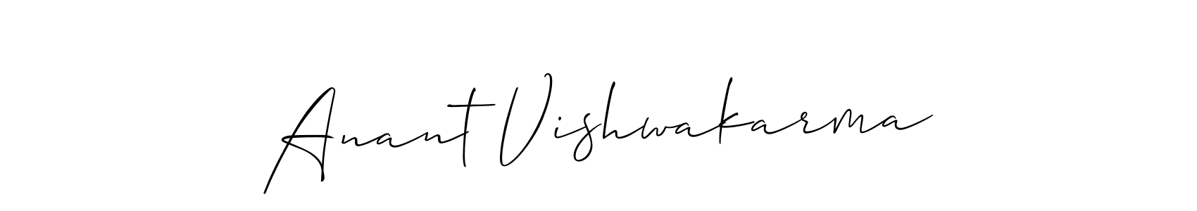 Here are the top 10 professional signature styles for the name Anant Vishwakarma. These are the best autograph styles you can use for your name. Anant Vishwakarma signature style 2 images and pictures png