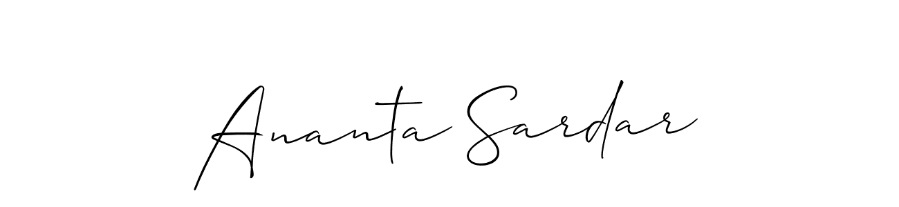 You can use this online signature creator to create a handwritten signature for the name Ananta Sardar. This is the best online autograph maker. Ananta Sardar signature style 2 images and pictures png