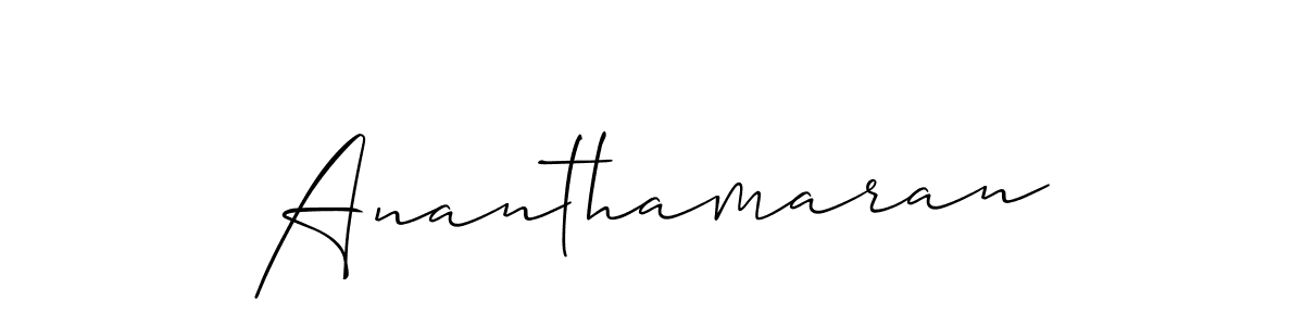 The best way (Allison_Script) to make a short signature is to pick only two or three words in your name. The name Ananthamaran include a total of six letters. For converting this name. Ananthamaran signature style 2 images and pictures png