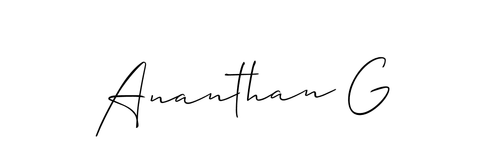Here are the top 10 professional signature styles for the name Ananthan G. These are the best autograph styles you can use for your name. Ananthan G signature style 2 images and pictures png