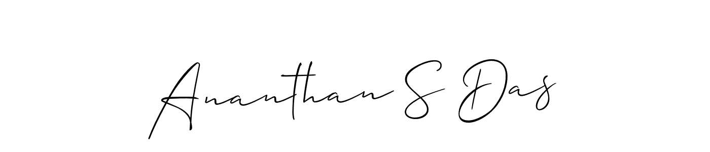 Make a beautiful signature design for name Ananthan S Das. Use this online signature maker to create a handwritten signature for free. Ananthan S Das signature style 2 images and pictures png