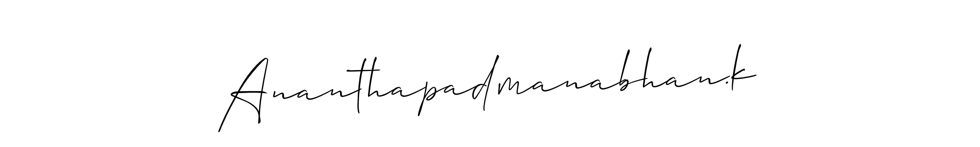 Best and Professional Signature Style for Ananthapadmanabhan.k. Allison_Script Best Signature Style Collection. Ananthapadmanabhan.k signature style 2 images and pictures png