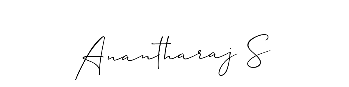 You can use this online signature creator to create a handwritten signature for the name Anantharaj S. This is the best online autograph maker. Anantharaj S signature style 2 images and pictures png