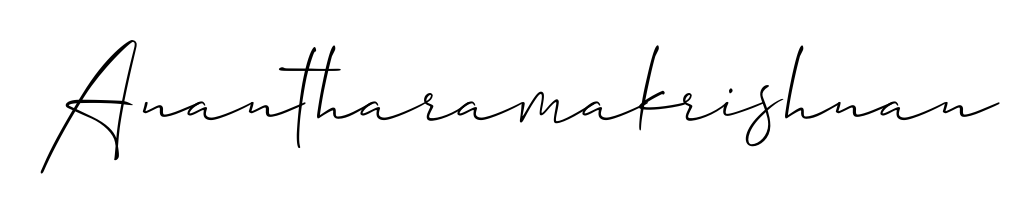 An effortless, minimalist signature concept for Anantharamakrishnan using Allison_Script design. Clean lines that look great on any document. Anantharamakrishnan signature style 2 images and pictures png