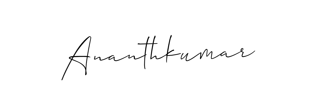 How to Draw Ananthkumar signature style? Allison_Script is a latest design signature styles for name Ananthkumar. Ananthkumar signature style 2 images and pictures png