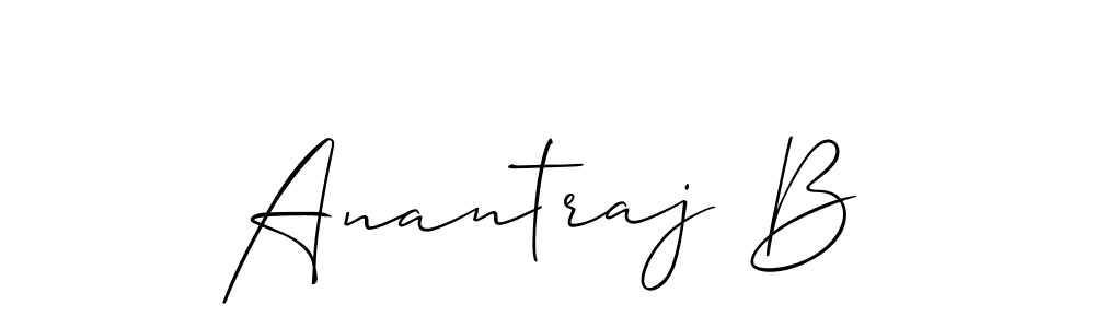 Make a beautiful signature design for name Anantraj B. Use this online signature maker to create a handwritten signature for free. Anantraj B signature style 2 images and pictures png