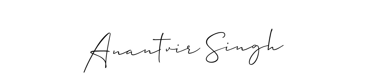 You should practise on your own different ways (Allison_Script) to write your name (Anantvir Singh) in signature. don't let someone else do it for you. Anantvir Singh signature style 2 images and pictures png