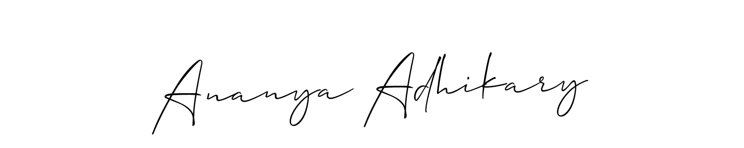 Make a beautiful signature design for name Ananya Adhikary. Use this online signature maker to create a handwritten signature for free. Ananya Adhikary signature style 2 images and pictures png