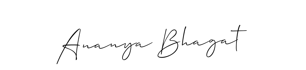 It looks lik you need a new signature style for name Ananya Bhagat. Design unique handwritten (Allison_Script) signature with our free signature maker in just a few clicks. Ananya Bhagat signature style 2 images and pictures png