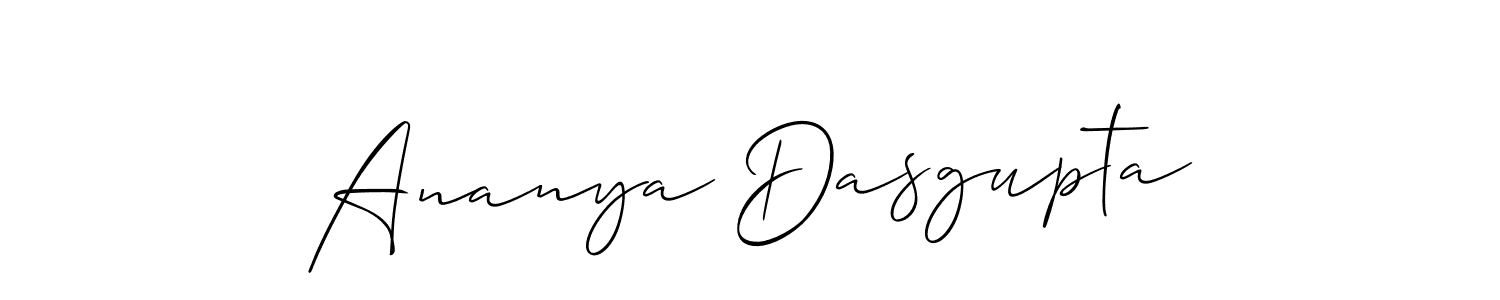 Also You can easily find your signature by using the search form. We will create Ananya Dasgupta name handwritten signature images for you free of cost using Allison_Script sign style. Ananya Dasgupta signature style 2 images and pictures png