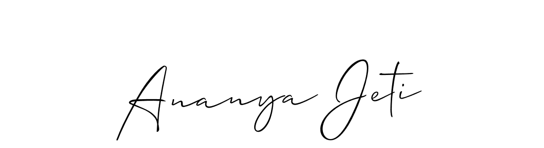 Make a beautiful signature design for name Ananya Jeti. Use this online signature maker to create a handwritten signature for free. Ananya Jeti signature style 2 images and pictures png