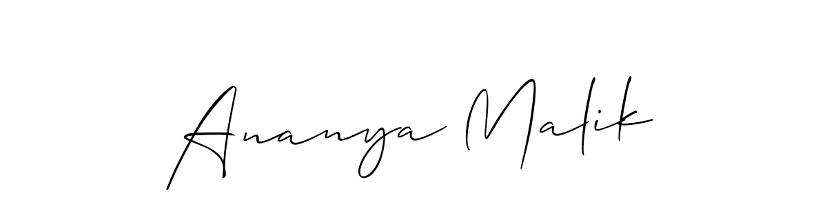 Similarly Allison_Script is the best handwritten signature design. Signature creator online .You can use it as an online autograph creator for name Ananya Malik. Ananya Malik signature style 2 images and pictures png