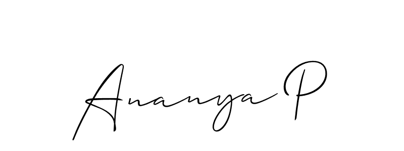 Check out images of Autograph of Ananya P name. Actor Ananya P Signature Style. Allison_Script is a professional sign style online. Ananya P signature style 2 images and pictures png