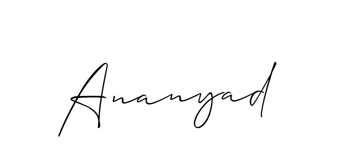Similarly Allison_Script is the best handwritten signature design. Signature creator online .You can use it as an online autograph creator for name Ananyad. Ananyad signature style 2 images and pictures png