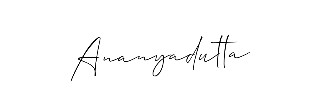 Ananyadutta stylish signature style. Best Handwritten Sign (Allison_Script) for my name. Handwritten Signature Collection Ideas for my name Ananyadutta. Ananyadutta signature style 2 images and pictures png