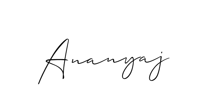 Also You can easily find your signature by using the search form. We will create Ananyaj name handwritten signature images for you free of cost using Allison_Script sign style. Ananyaj signature style 2 images and pictures png