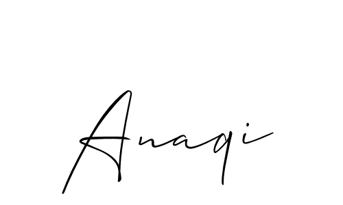 Once you've used our free online signature maker to create your best signature Allison_Script style, it's time to enjoy all of the benefits that Anaqi name signing documents. Anaqi signature style 2 images and pictures png
