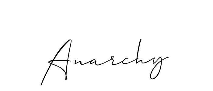 Allison_Script is a professional signature style that is perfect for those who want to add a touch of class to their signature. It is also a great choice for those who want to make their signature more unique. Get Anarchy name to fancy signature for free. Anarchy signature style 2 images and pictures png