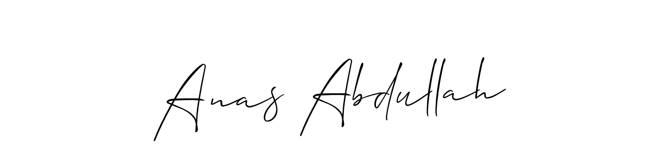 Best and Professional Signature Style for Anas Abdullah. Allison_Script Best Signature Style Collection. Anas Abdullah signature style 2 images and pictures png