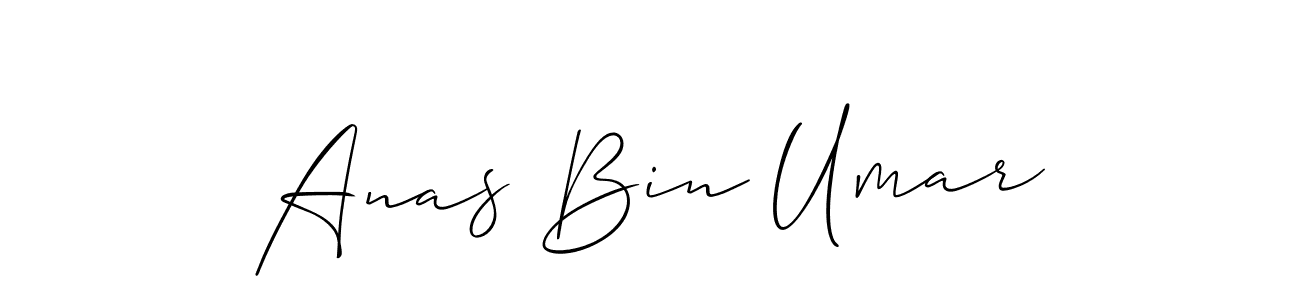 Best and Professional Signature Style for Anas Bin Umar. Allison_Script Best Signature Style Collection. Anas Bin Umar signature style 2 images and pictures png