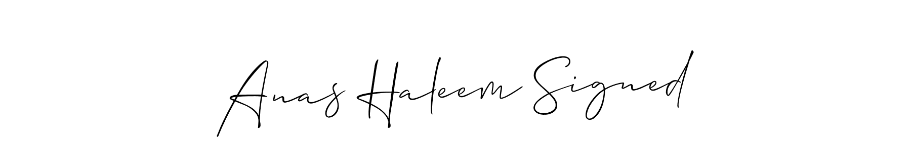 Here are the top 10 professional signature styles for the name Anas Haleem Signed. These are the best autograph styles you can use for your name. Anas Haleem Signed signature style 2 images and pictures png