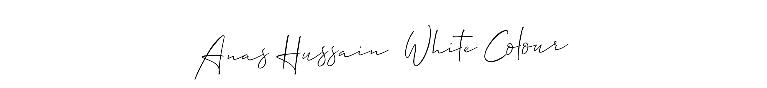 Best and Professional Signature Style for Anas Hussain  White Colour. Allison_Script Best Signature Style Collection. Anas Hussain  White Colour signature style 2 images and pictures png