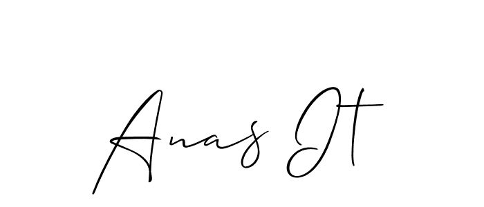 You can use this online signature creator to create a handwritten signature for the name Anas It. This is the best online autograph maker. Anas It signature style 2 images and pictures png