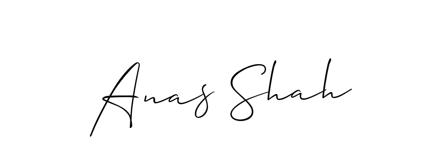 You should practise on your own different ways (Allison_Script) to write your name (Anas Shah) in signature. don't let someone else do it for you. Anas Shah signature style 2 images and pictures png