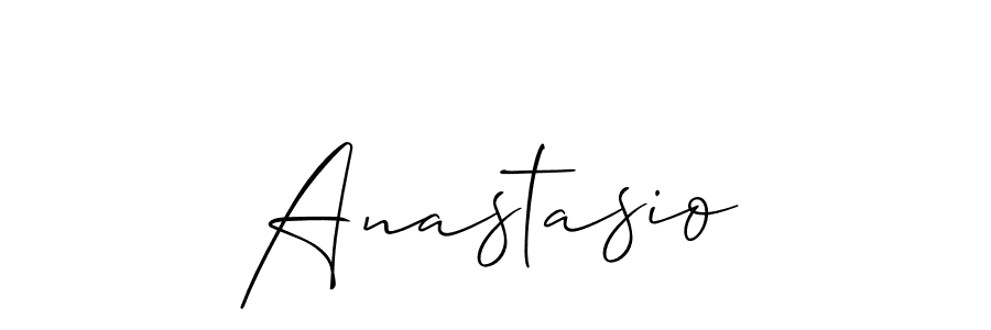 How to Draw Anastasio signature style? Allison_Script is a latest design signature styles for name Anastasio. Anastasio signature style 2 images and pictures png