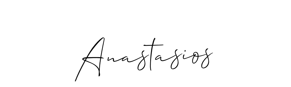 Anastasios stylish signature style. Best Handwritten Sign (Allison_Script) for my name. Handwritten Signature Collection Ideas for my name Anastasios. Anastasios signature style 2 images and pictures png