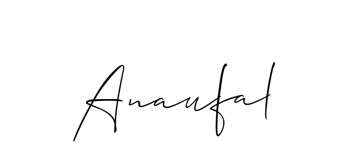 Also You can easily find your signature by using the search form. We will create Anaufal name handwritten signature images for you free of cost using Allison_Script sign style. Anaufal signature style 2 images and pictures png