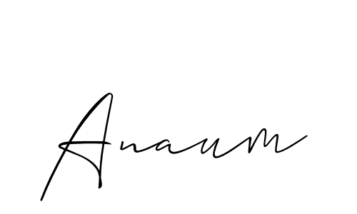 Also we have Anaum name is the best signature style. Create professional handwritten signature collection using Allison_Script autograph style. Anaum signature style 2 images and pictures png