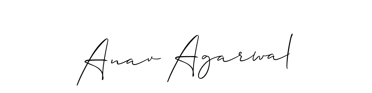 How to Draw Anav Agarwal signature style? Allison_Script is a latest design signature styles for name Anav Agarwal. Anav Agarwal signature style 2 images and pictures png