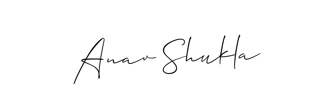Make a beautiful signature design for name Anav Shukla. Use this online signature maker to create a handwritten signature for free. Anav Shukla signature style 2 images and pictures png