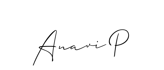 You can use this online signature creator to create a handwritten signature for the name Anavi P. This is the best online autograph maker. Anavi P signature style 2 images and pictures png